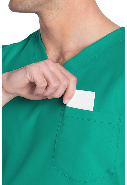 Workwear Originals Ultra CK778A Unisex Unisex V-Neck Scrub Top Teal Blue