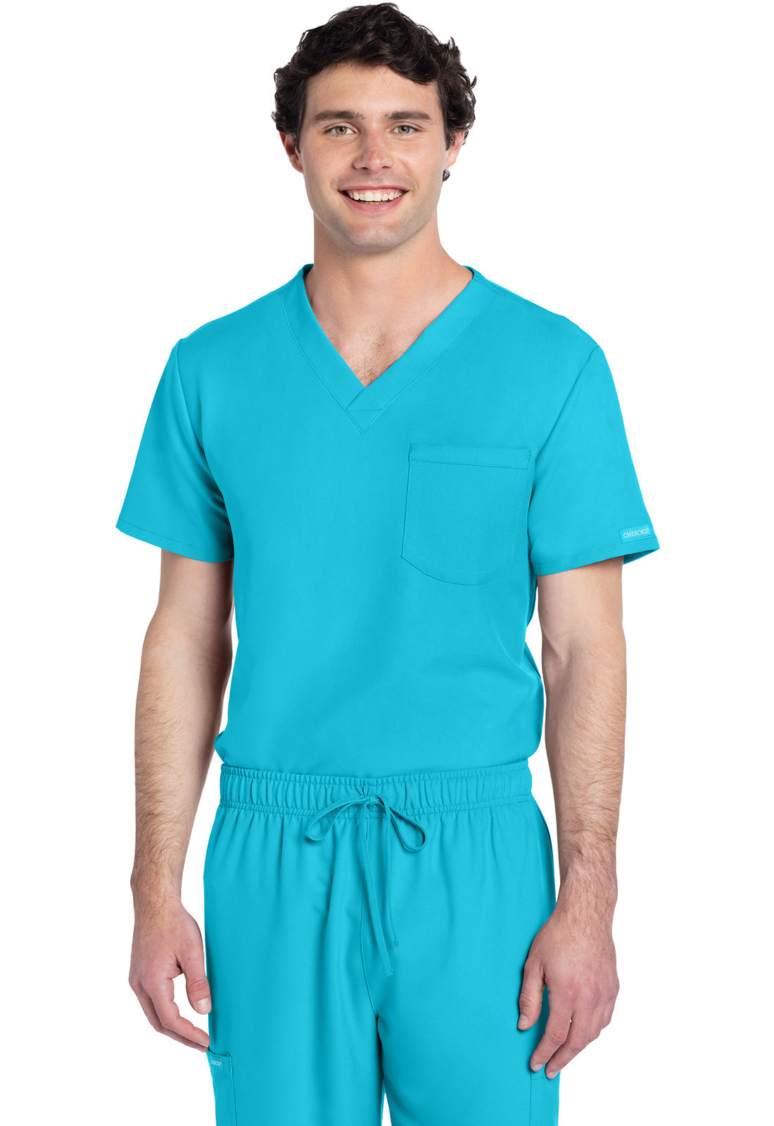 Workwear Originals Ultra CK778A Unisex Unisex V-Neck Scrub Top image 1