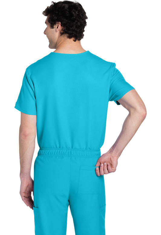 Workwear Originals Ultra CK778A Unisex Unisex V-Neck Scrub Top Turquoise