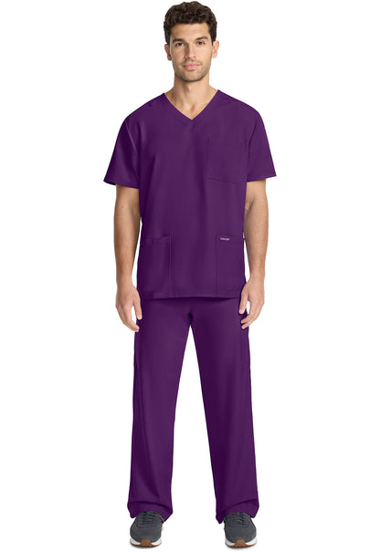 Originals Ultra CK783A Men's Tuck-in V-Neck Top Eggplant