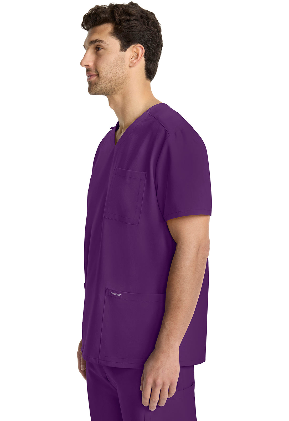 Originals Ultra CK783A Men's Tuck-in V-Neck Top Eggplant