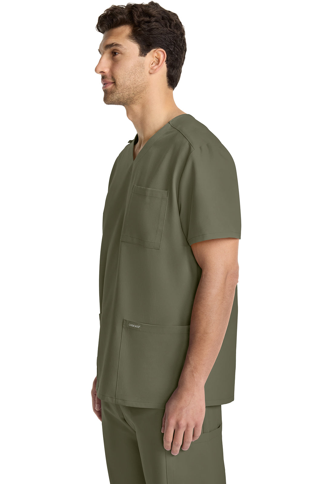 Originals Ultra CK783A Men's Tuck-in V-Neck Top Olive