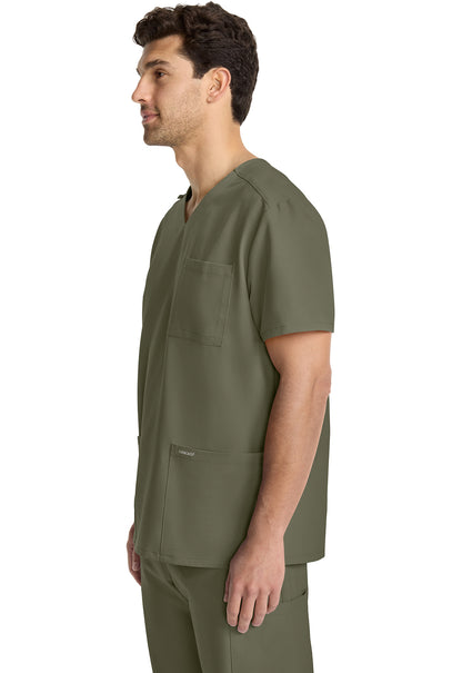 Originals Ultra CK783A Men's Tuck-in V-Neck Top Olive