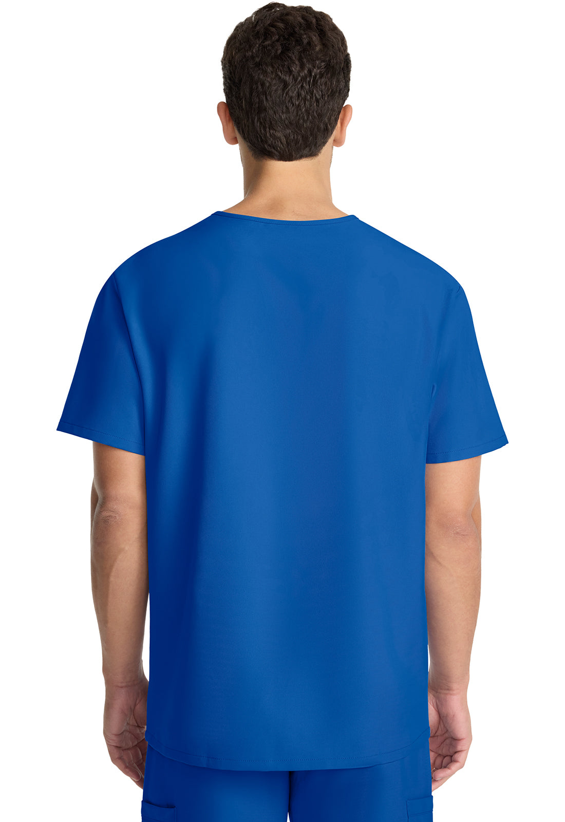 Originals Ultra CK783A Men's Tuck-in V-Neck Top Royal Model Image Back | Cherokee