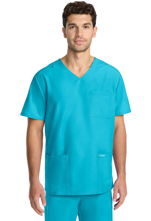 Originals Ultra CK783A Men's Tuck-in V-Neck Top Turquoise