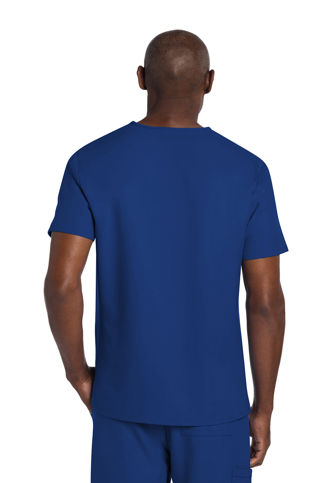 Originals Ultra CK784A Men's Elevation 2-Pocket Top Galaxy Blue Model Image Back | Cherokee