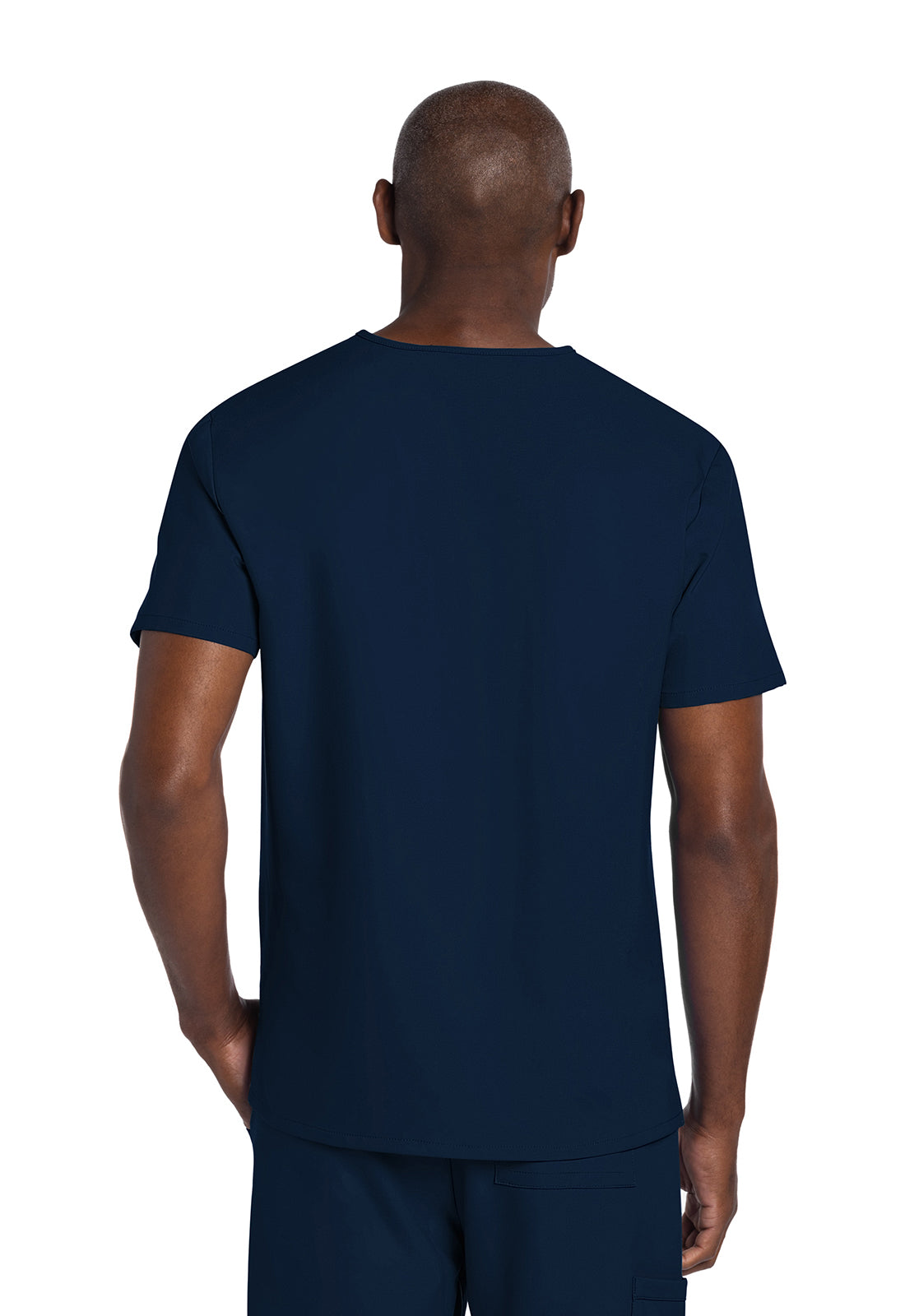 Originals Ultra CK784A Men's Elevation 2-Pocket Top Navy Model Image Back | Cherokee