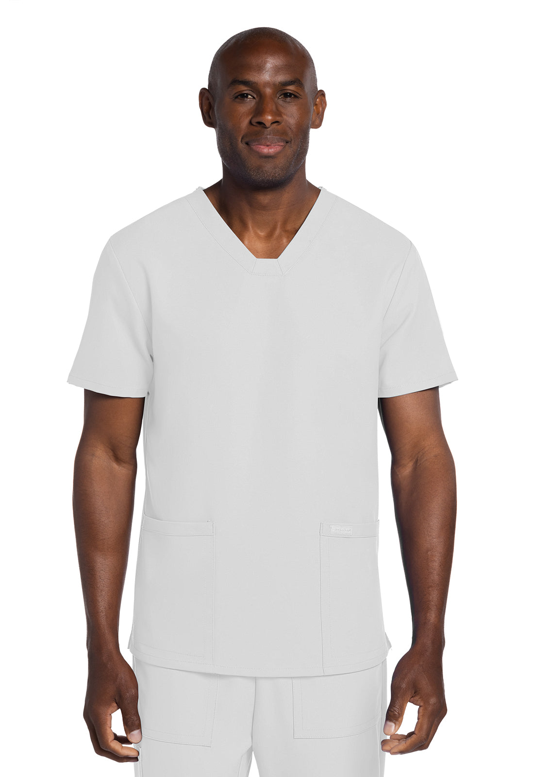 Originals Ultra CK784A Men's Elevation 2-Pocket Top White Model Image Front | Cherokee