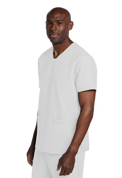 Originals Ultra CK784A Men's Elevation 2-Pocket Top White Model Image Right Side | Cherokee