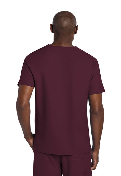 Originals Ultra CK784A Men's Elevation 2-Pocket Top Wine Model Image Back | Cherokee