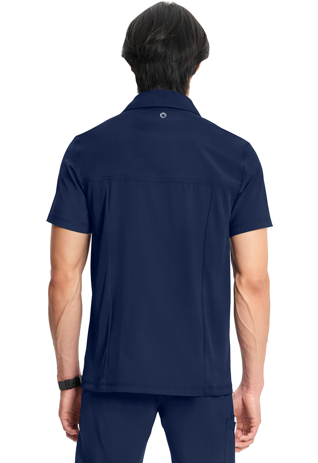 Classics CK825A Men's Polo Shirt Navy Model Image Back | Infinity