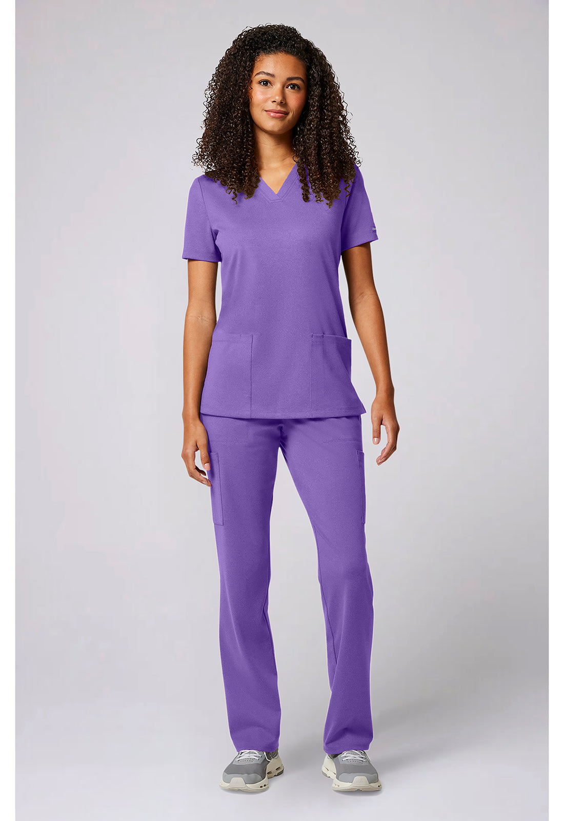 Achieve CK832 Women's 2-Pocket V-Neck Scrub Top image 2