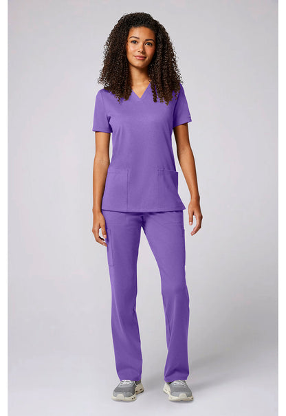 Achieve CK832 Women's 2-Pocket V-Neck Scrub Top image 2