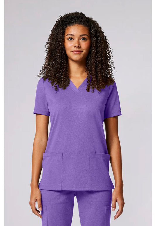 Achieve CK832 Women's 2-Pocket V-Neck Scrub Top image 1