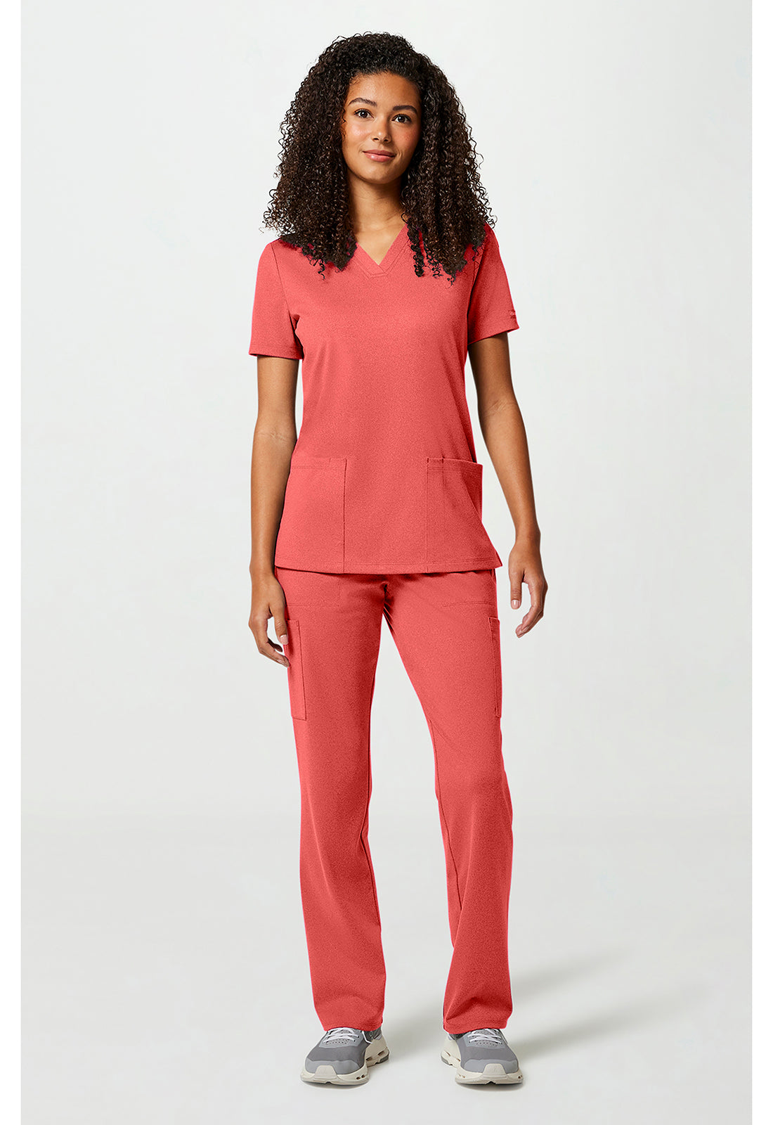 Achieve CK832 Women's 2-Pocket V-Neck Scrub Top image 2