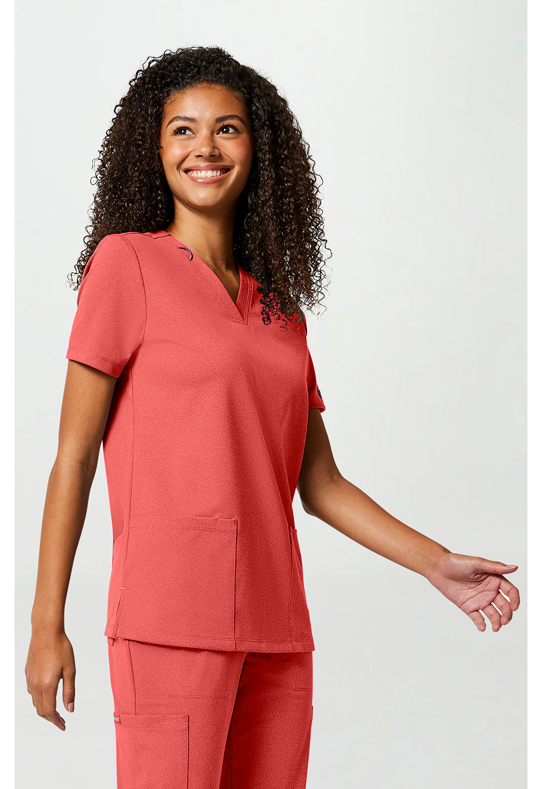 Achieve CK832 Women's 2-Pocket V-Neck Scrub Top image 5