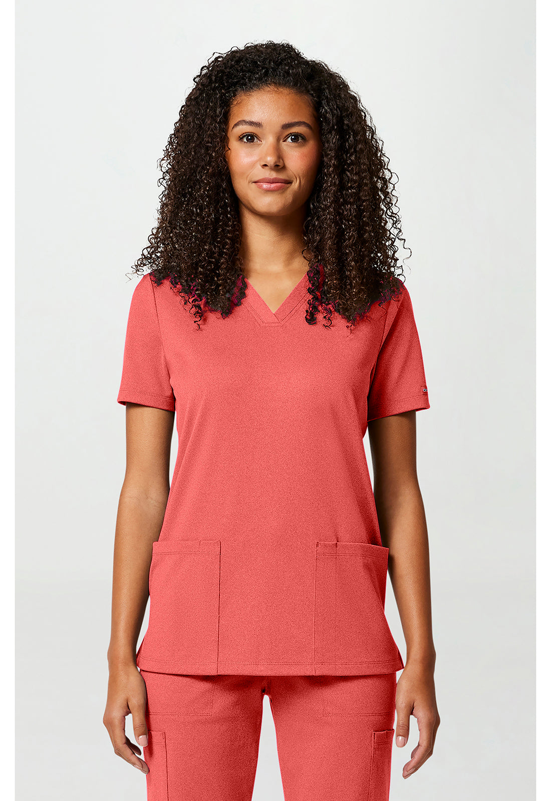 Achieve CK832 Women's 2-Pocket V-Neck Scrub Top image 1