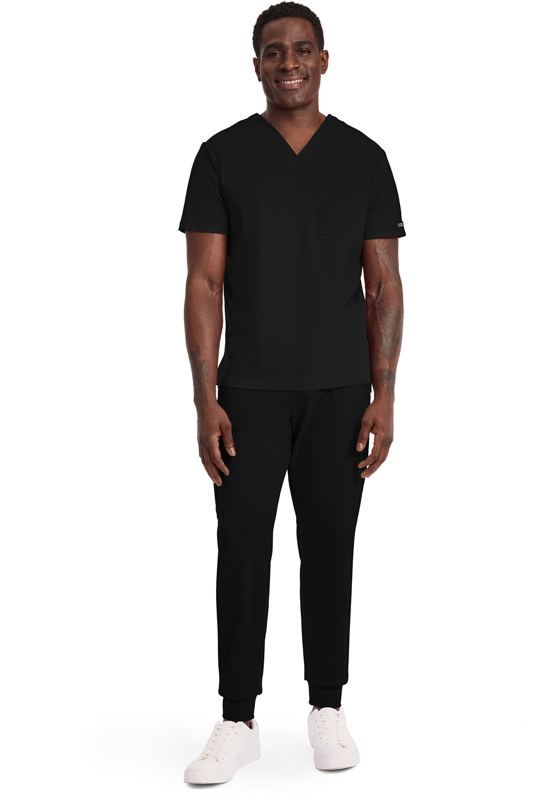 Achieve CK834 Men's 1-Pocket Tuck-In Scrub Top image 2