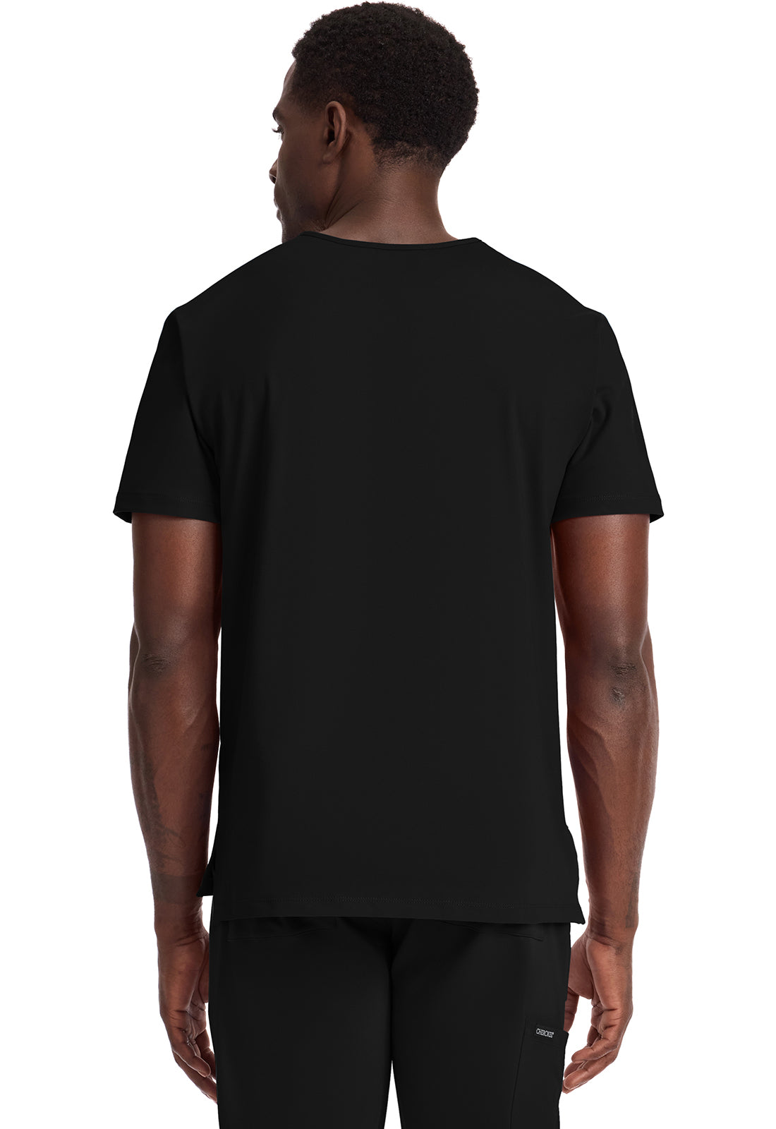 Achieve CK834 Men's 1 Pocket Tuck In Top Black Image 4