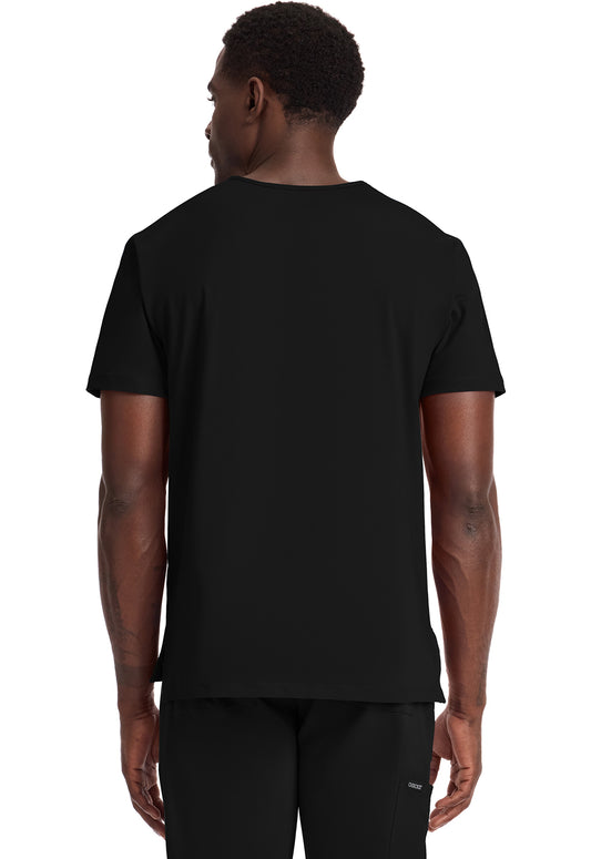 Achieve CK834 Men's 1-Pocket Tuck-In Top Black Image