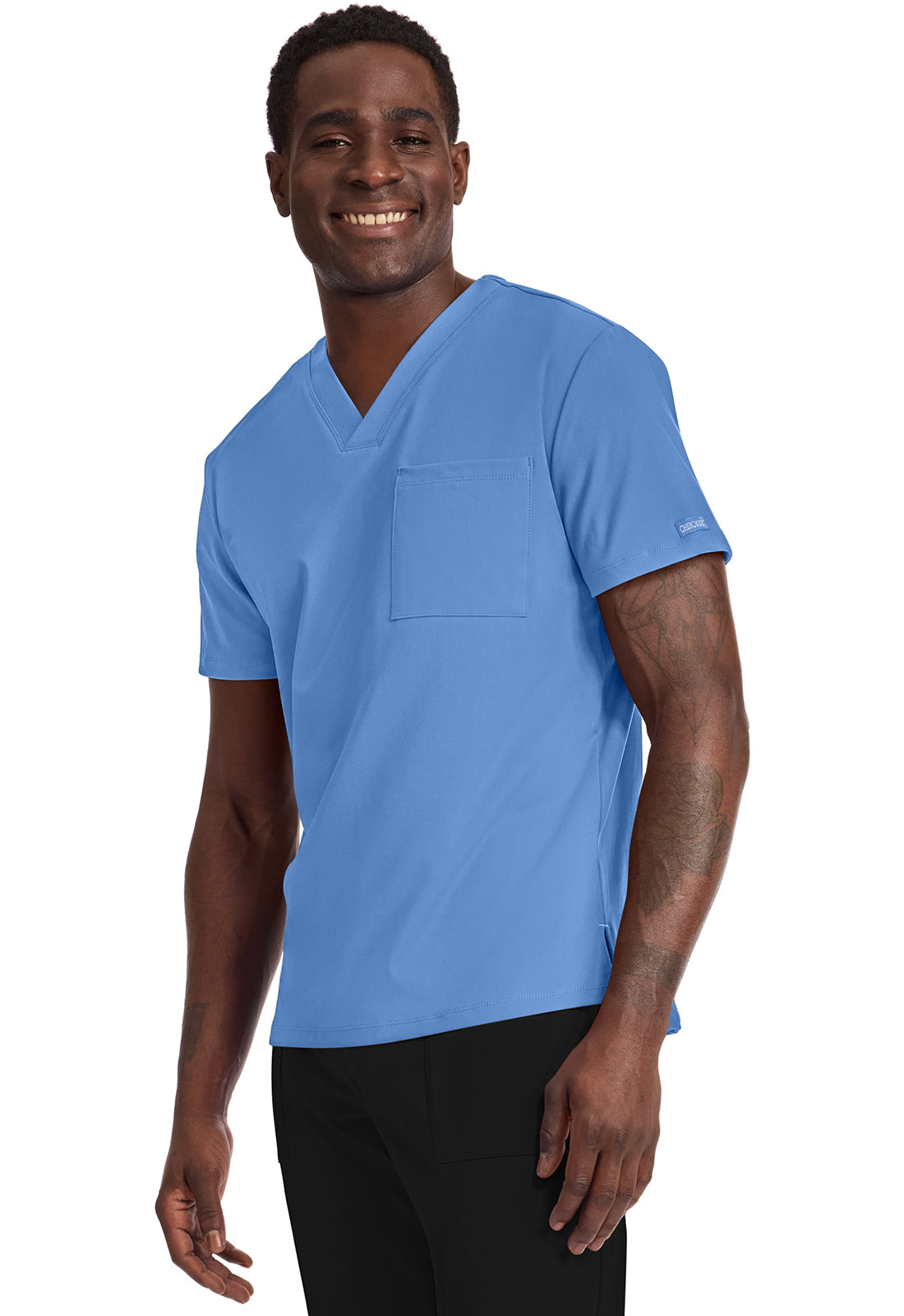 Achieve CK834 Men's 1 Pocket Tuck In Top Ciel Image 3