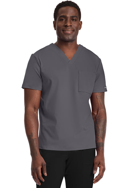 Achieve CK834 Men's 1 Pocket Tuck In Top Pewter Image 1