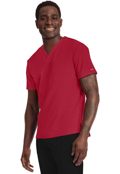 Achieve CK834 Men's 1 Pocket Tuck In Top Red Image 3