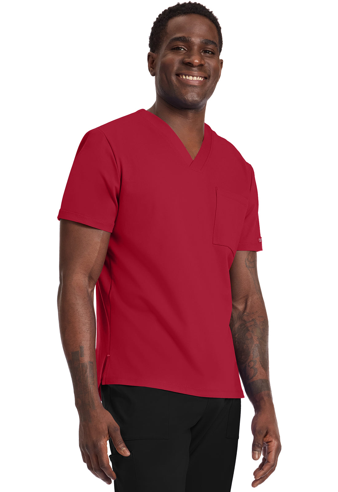 Achieve CK834 Men's 1 Pocket Tuck In Top Red Image 5