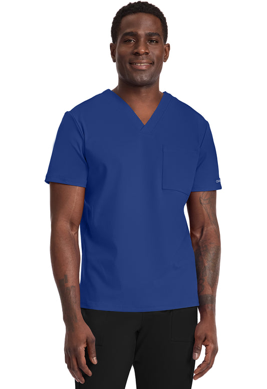 Achieve CK834 Men's 1 Pocket Tuck In Top Royal Image 1