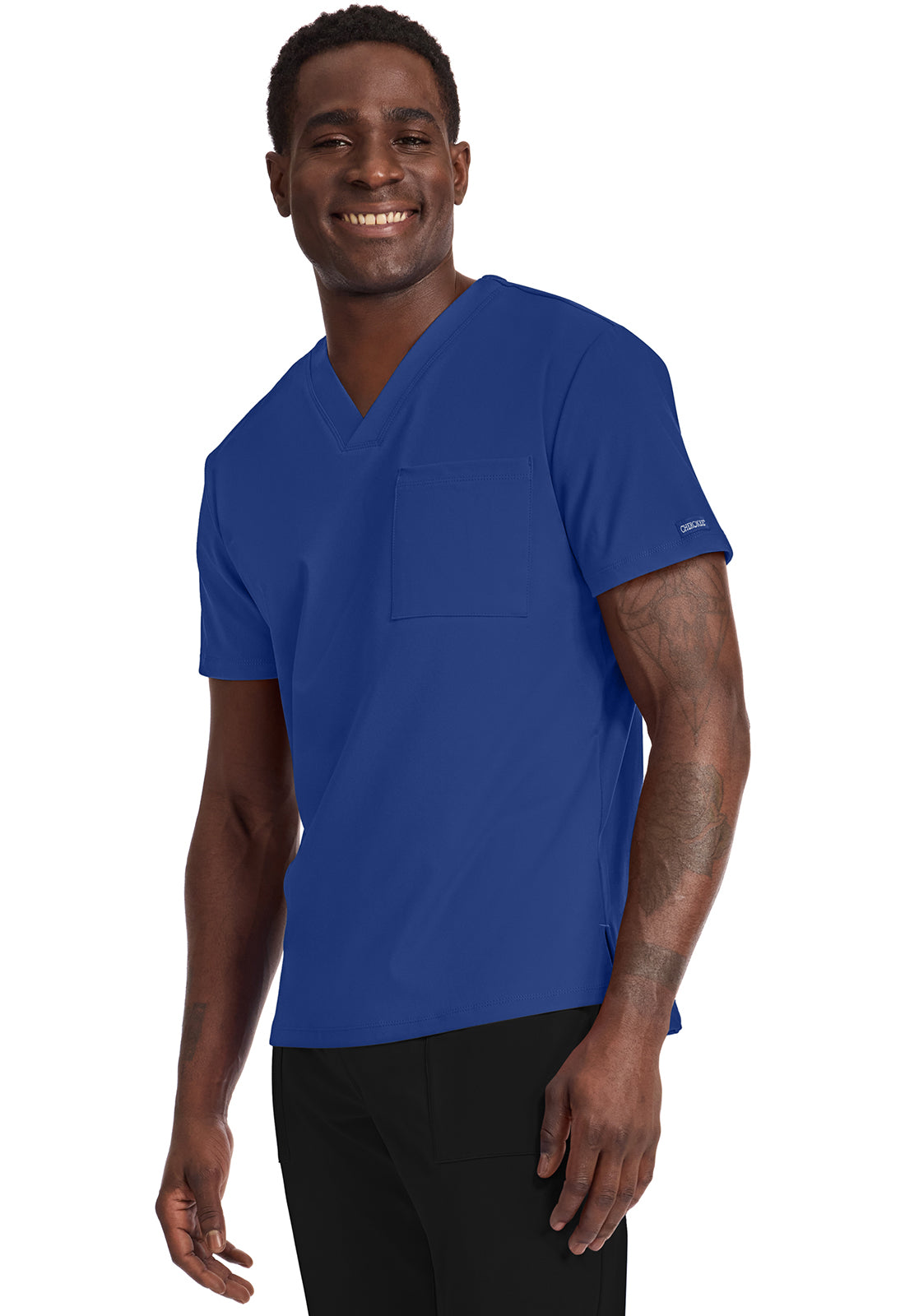 Achieve CK834 Men's 1 Pocket Tuck In Top Royal Image 3