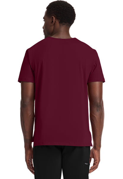 Achieve CK834 Men's 1 Pocket Tuck In Top Wine Image 4