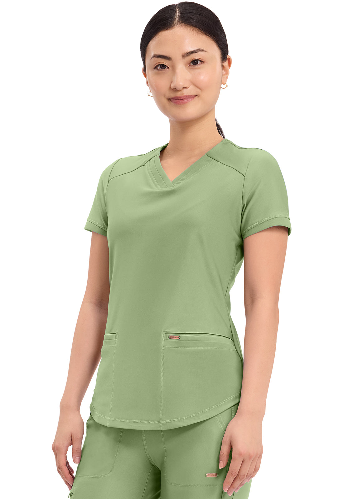 Form CK840 V-Neck Top Bright Sage