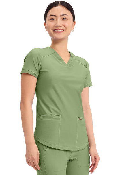 Form CK840 V-Neck Top Bright Sage