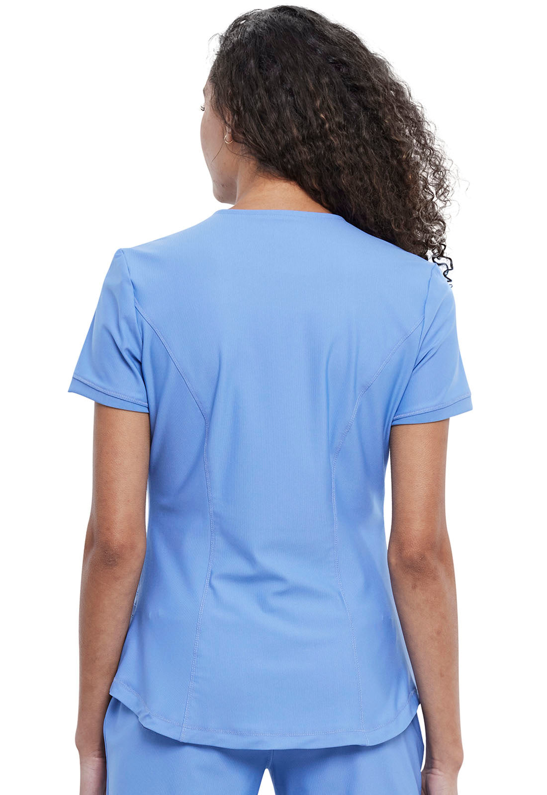 Form CK840 V-Neck Top Ciel Model Image Back | Cherokee