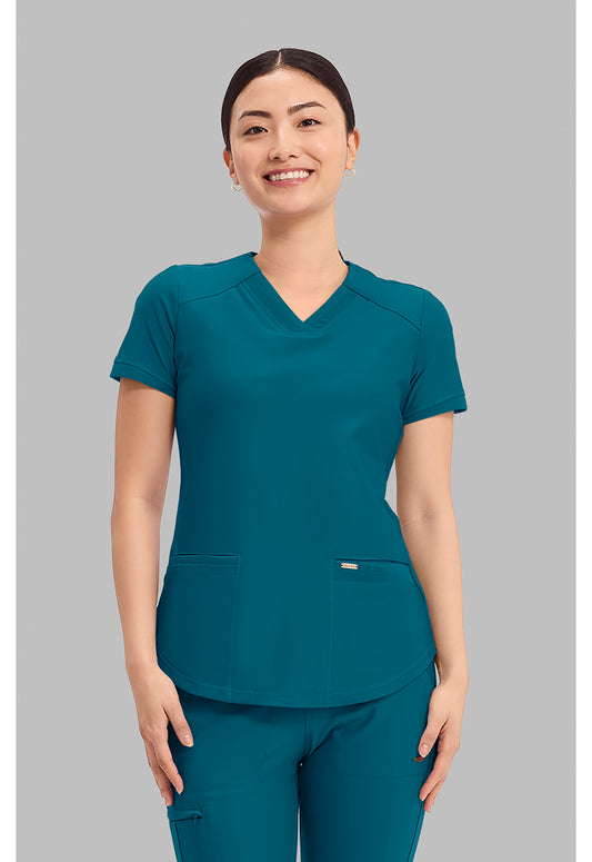 Form CK840 Women's V-Neck Scrub Top Paradise Cove