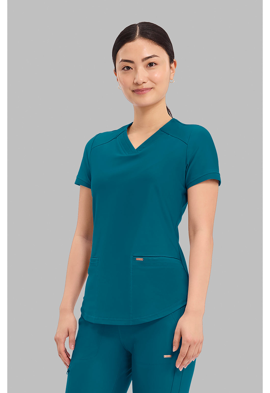 Form CK840 Women's V-Neck Scrub Top image 3