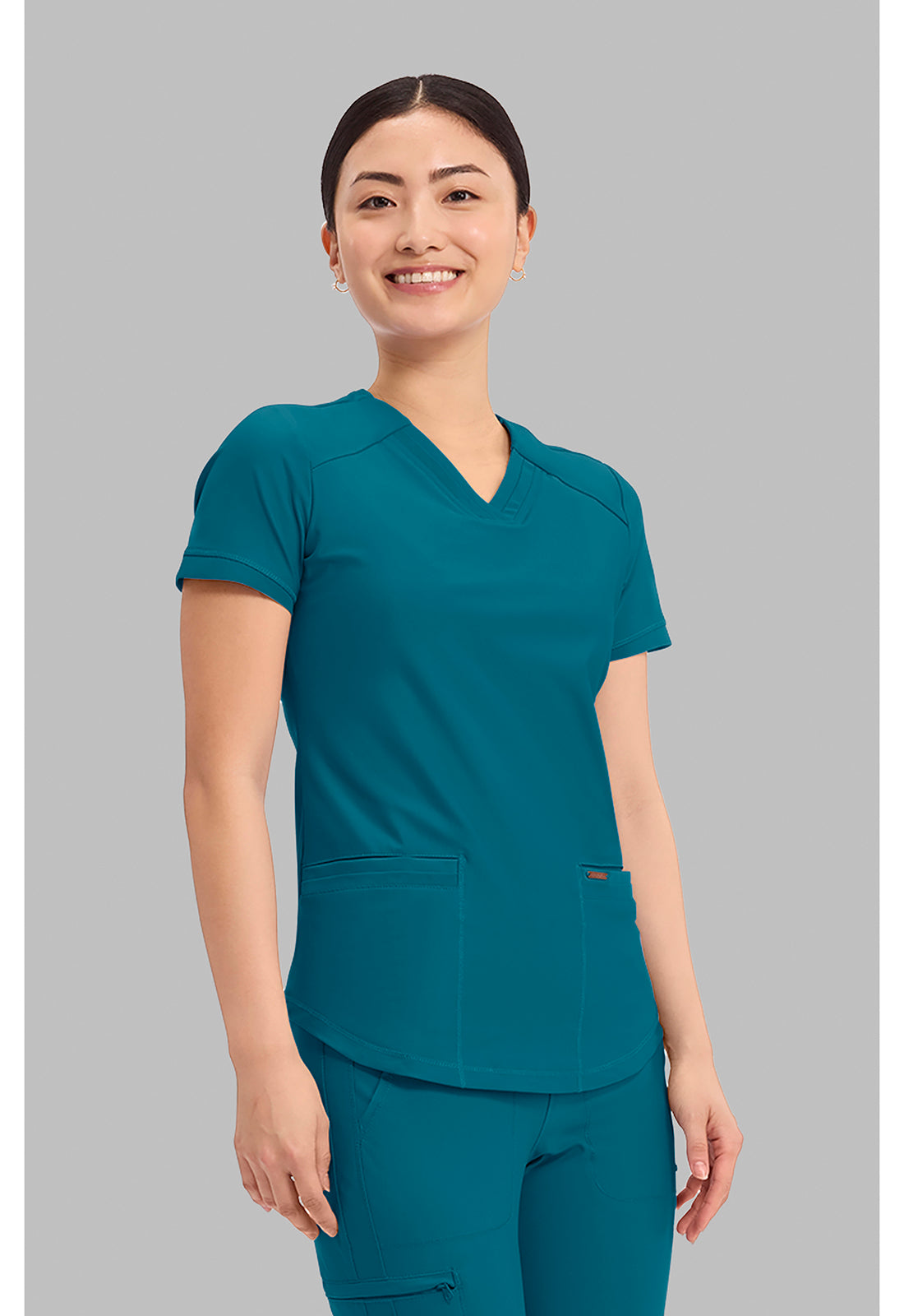 Form CK840 Women's V-Neck Scrub Top image 5