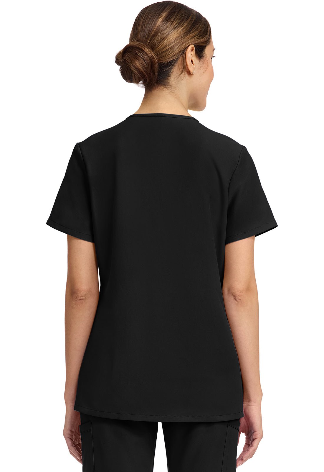 Originals Ultra CK844A Women's 2-Pocket Snap-Front Top Black