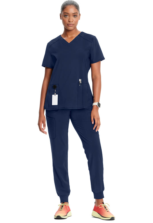 Infinity CK865A Women's V-Neck Scrub Top Navy