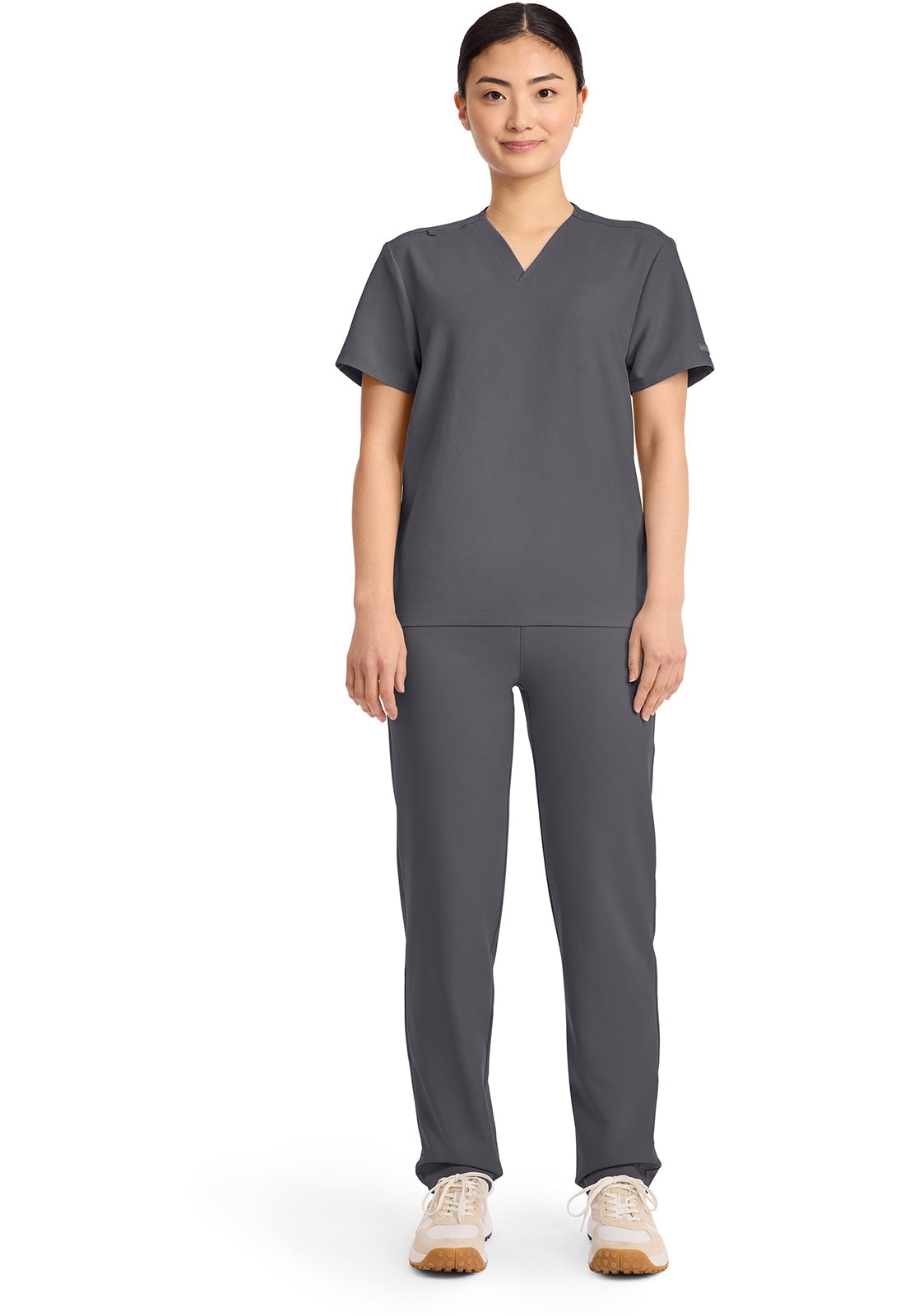 Workwear Originals Ultra CK869A Unisex V-Neck No Pocket Scrub Top image 2