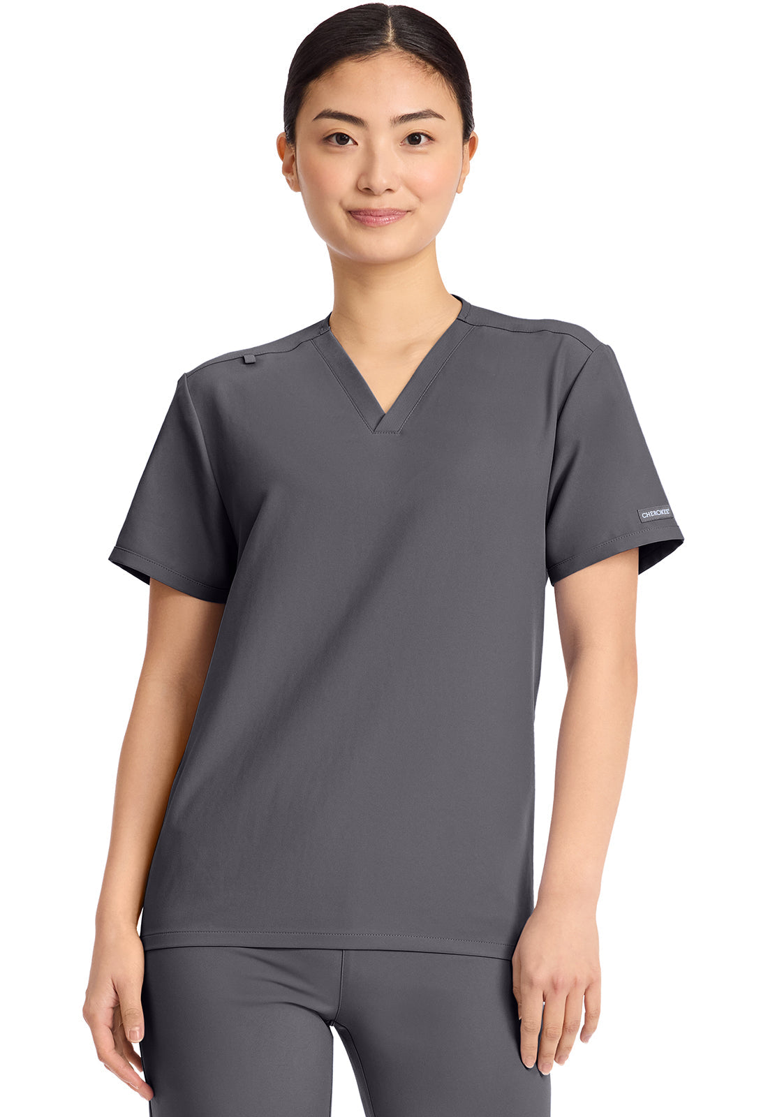 Workwear Originals Ultra CK869A Unisex V-Neck No Pocket Scrub Top image 1