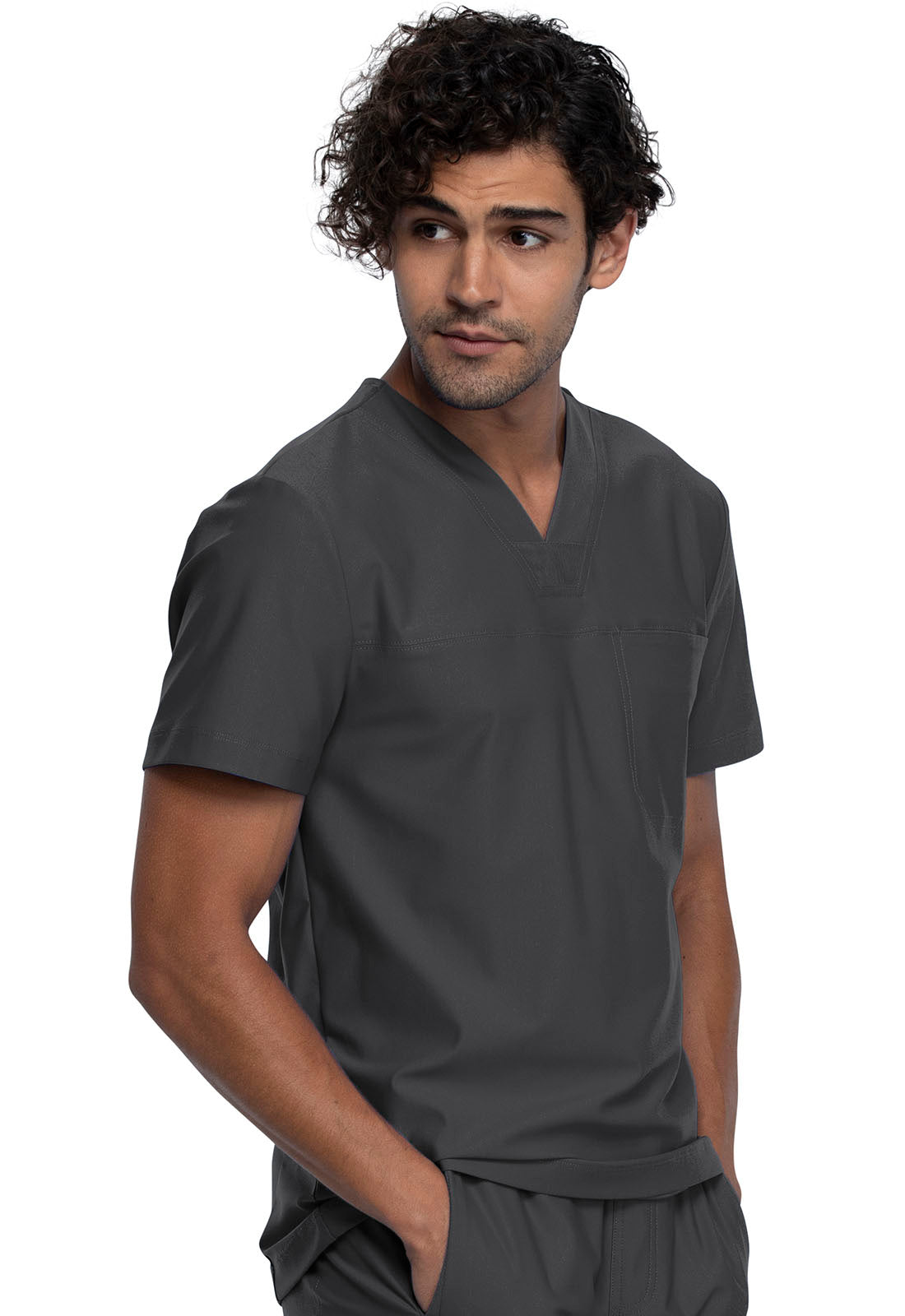 Form CK885 Men's Tuckable V-Neck Scrub Top image 5