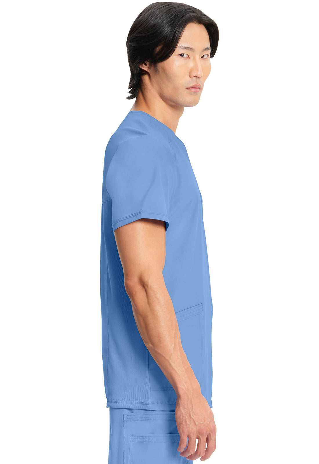 Classics CK900A Men's V-Neck Top Ciel Model Image Right Side | Infinity