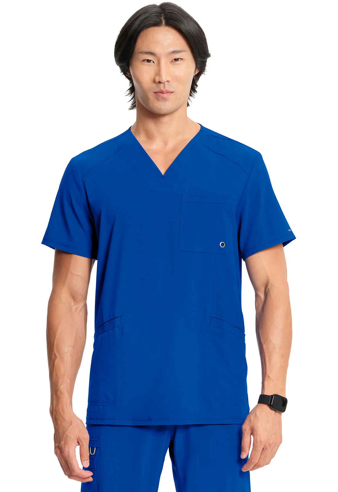 Classics CK900A Men's V-Neck Top Galaxy Blue Model Image Front | Infinity