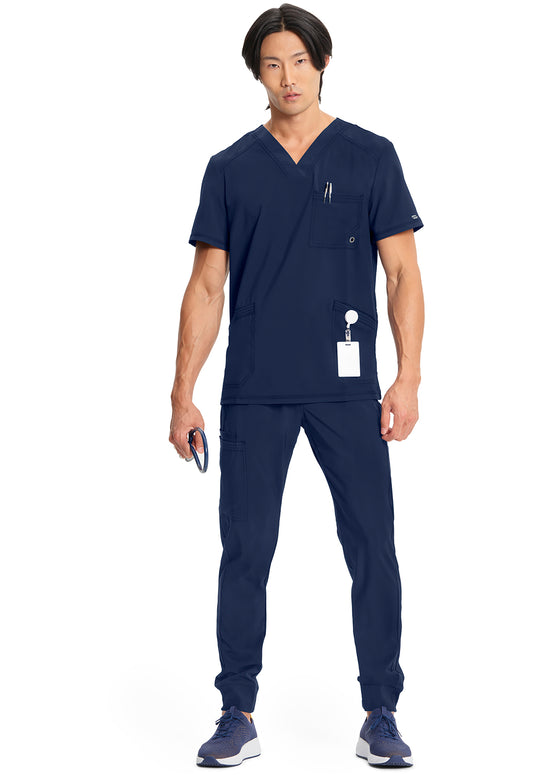Infinity CK900A Men's V-Neck Scrub Top Navy