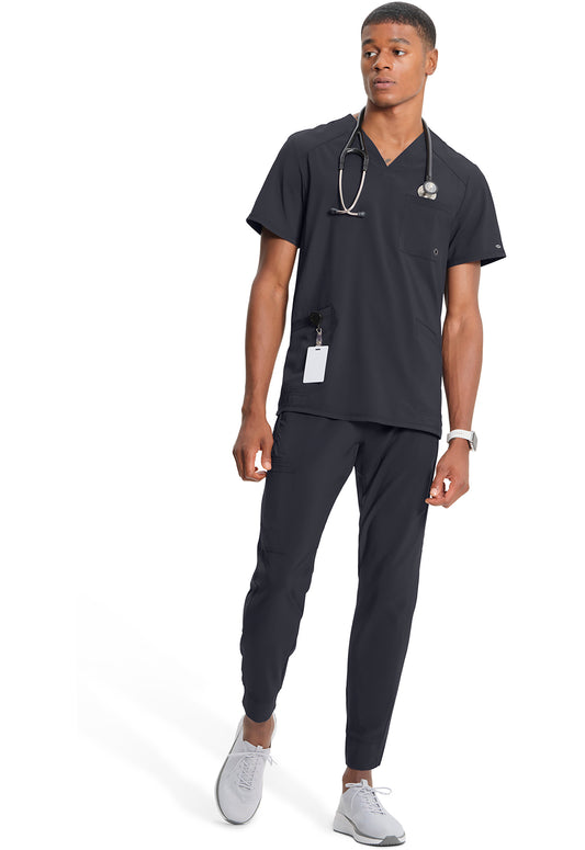 Infinity CK900A Men's V-Neck Scrub Top Pewter