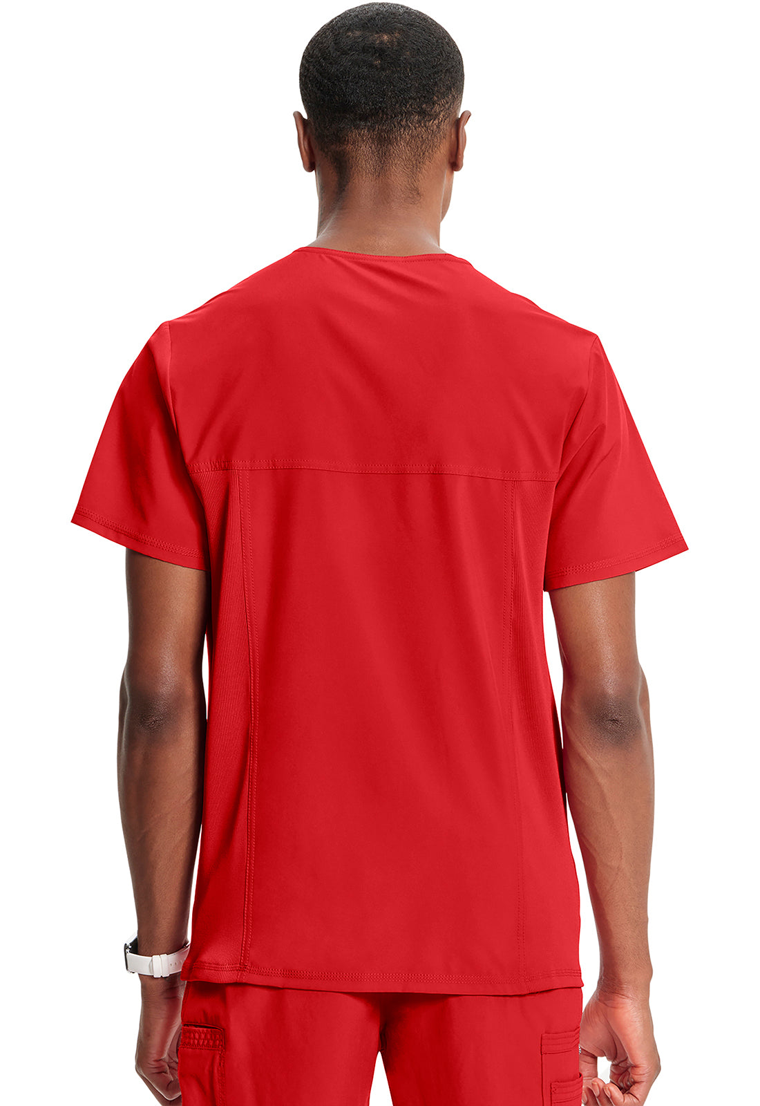 Classics CK900A Men's V-Neck Top Red Model Image Back | Infinity