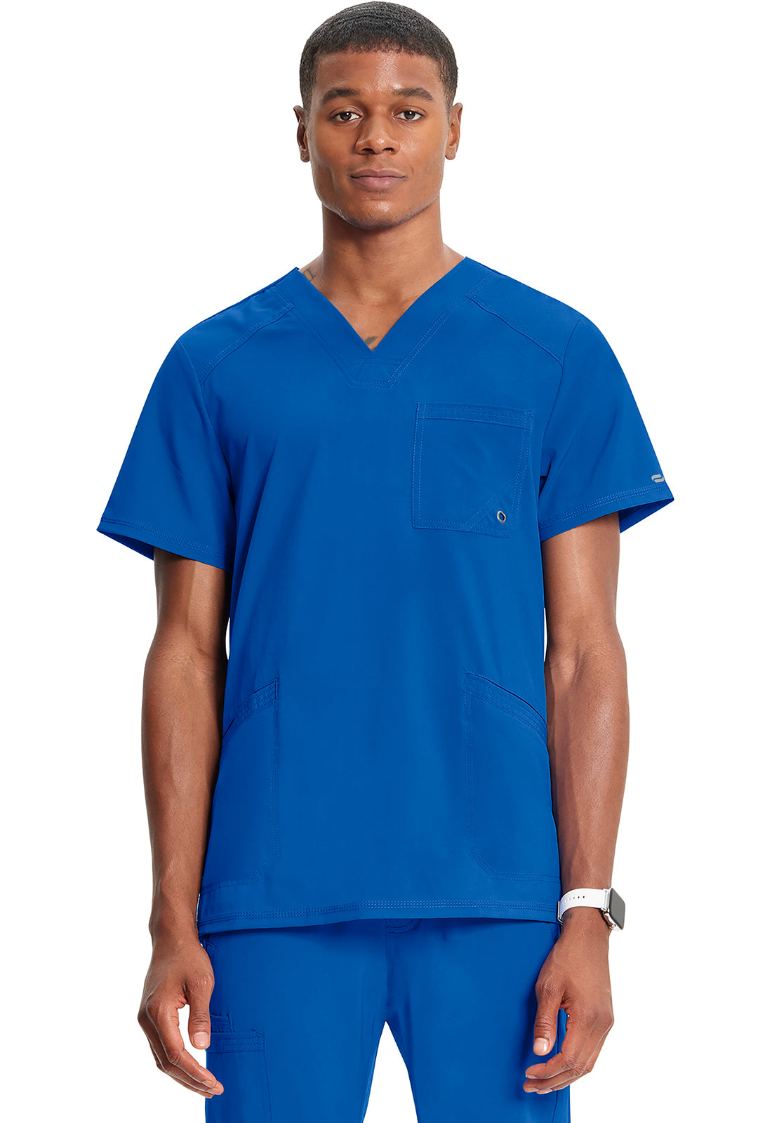 Classics CK900A Men's V-Neck Top Royal Model Image Front | Infinity