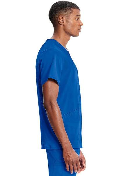 Classics CK900A Men's V-Neck Top Royal Model Image Right Side | Infinity