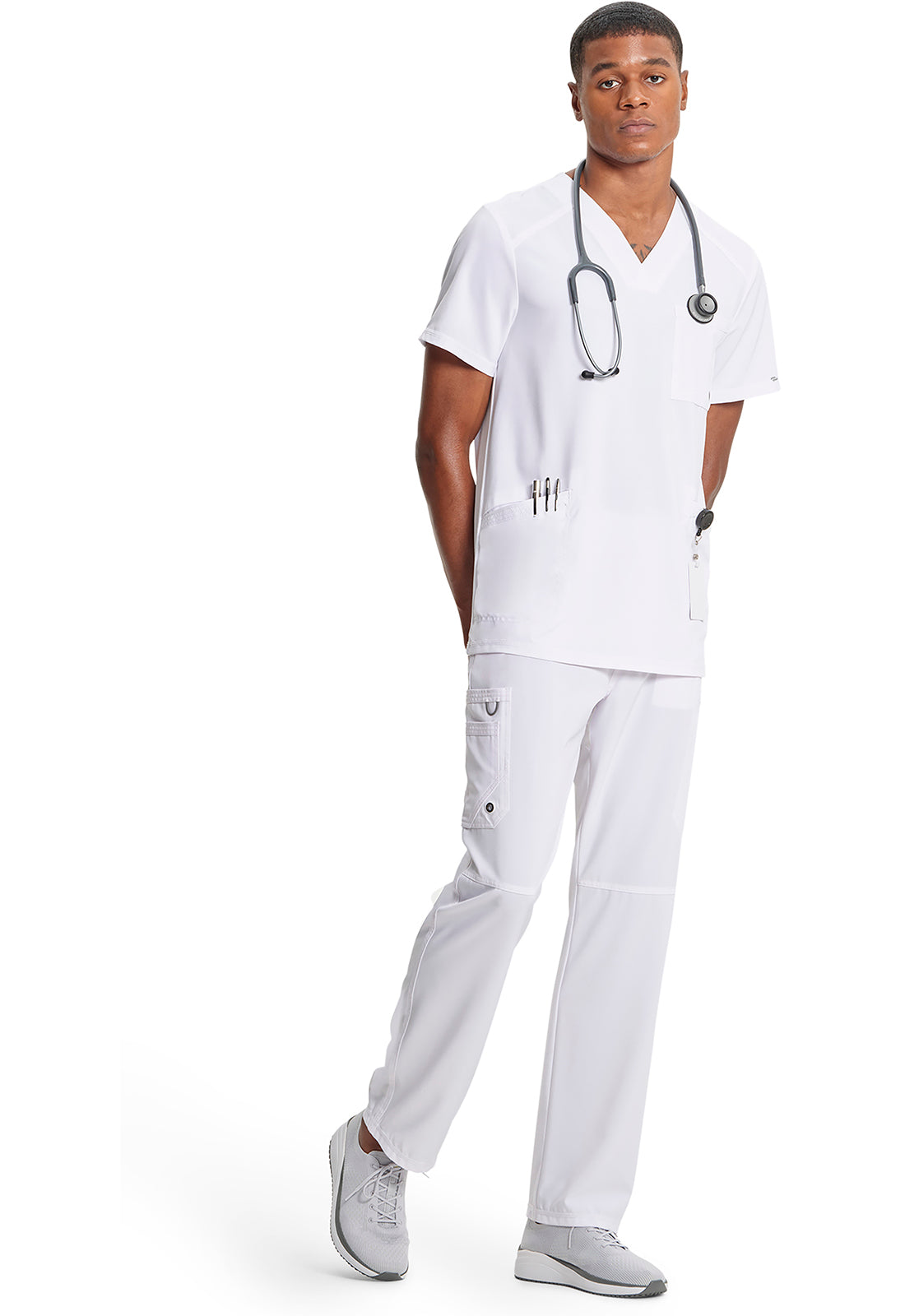 Infinity CK900A Men's V-Neck Scrub Top image 2